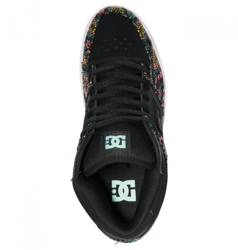 Basket DC Manteca 4 Mid LE Tela Noir Multicolore Femme | EMS-2388907