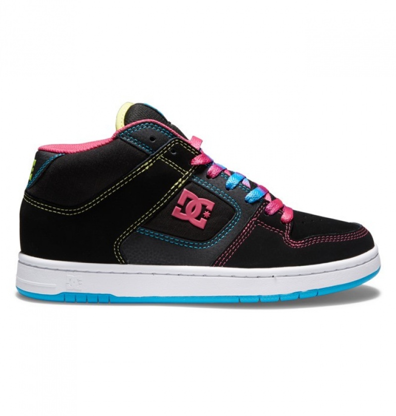 Basket DC Manteca 4 MID Noir Multicolore Femme | PCK-3858415