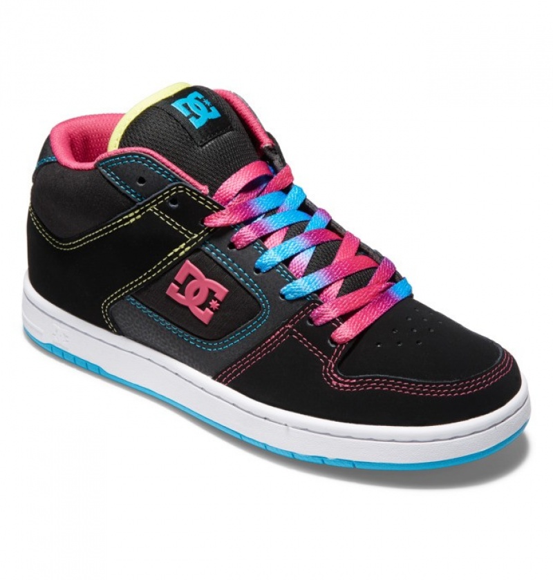 Basket DC Manteca 4 MID Noir Multicolore Femme | PCK-3858415