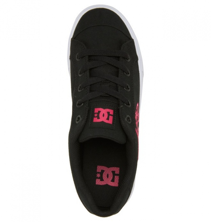 Basket DC Chelsea Noir Rose Femme | VDF-3082853