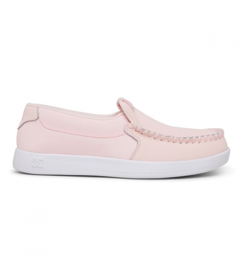 Basket DC Villain Slip On Rose Clair Femme | NJZ-9505201