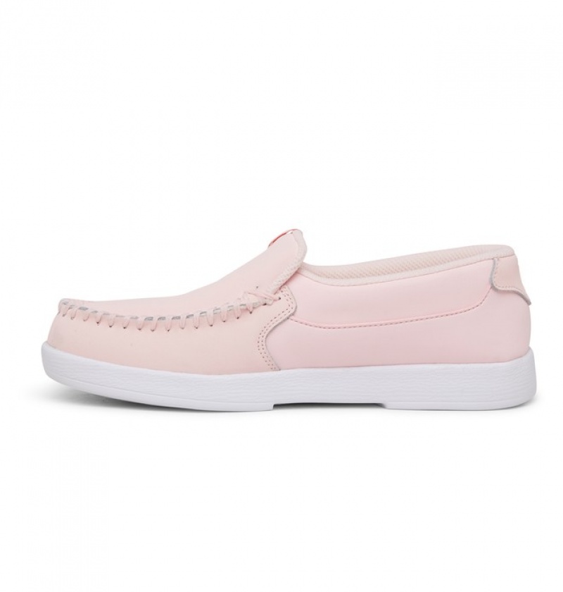 Basket DC Villain Slip On Rose Clair Femme | NJZ-9505201