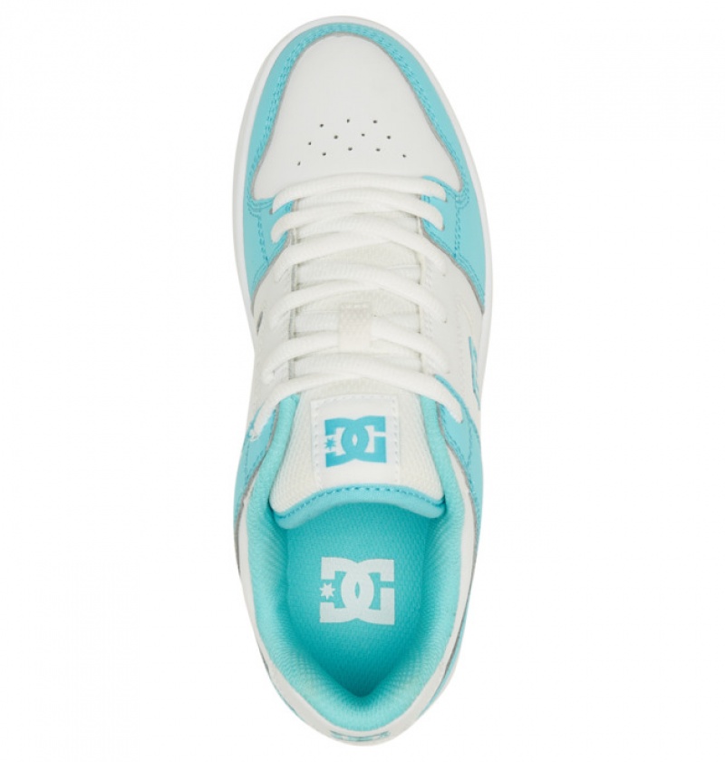 Basket DC Manteca 4 Blanche Bleu Femme | LWF-1699624