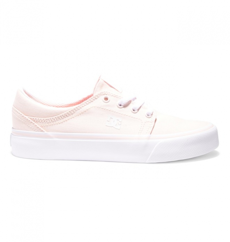 Basket DC Trase Rose Clair Femme | KSQ-8273721