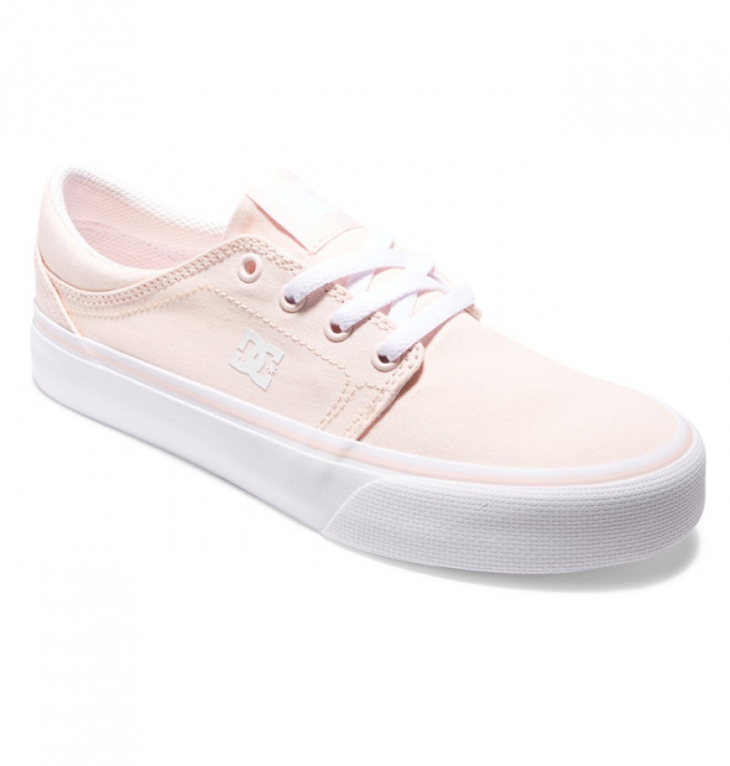 Basket DC Trase Rose Clair Femme | KSQ-8273721