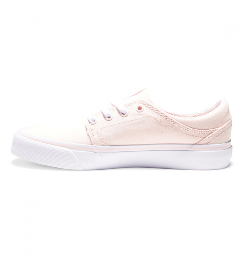 Basket DC Trase Rose Clair Femme | KSQ-8273721