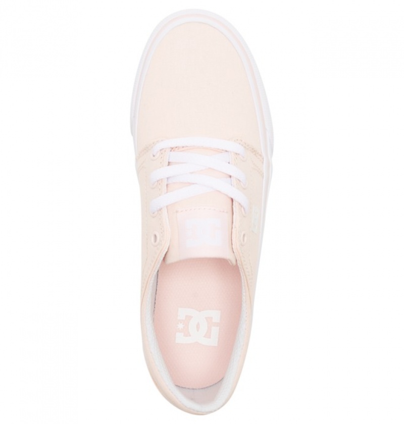 Basket DC Trase Rose Clair Femme | KSQ-8273721