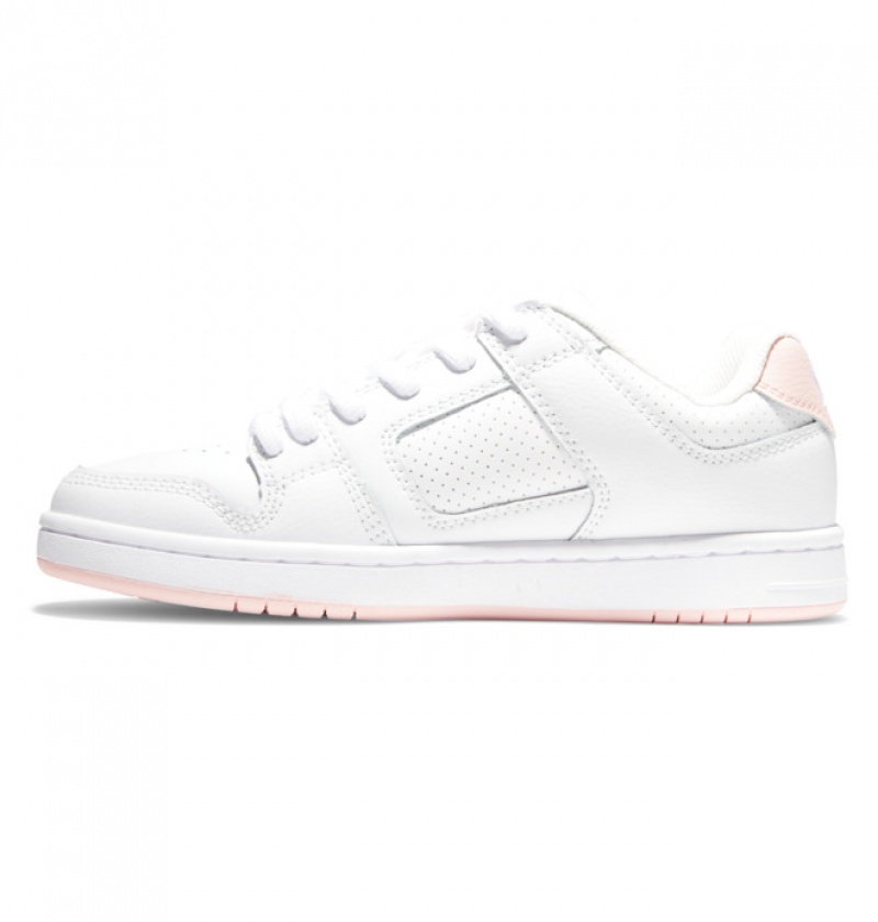 Basket DC Manteca 4 Blanche Rose Femme | QZF-5771656