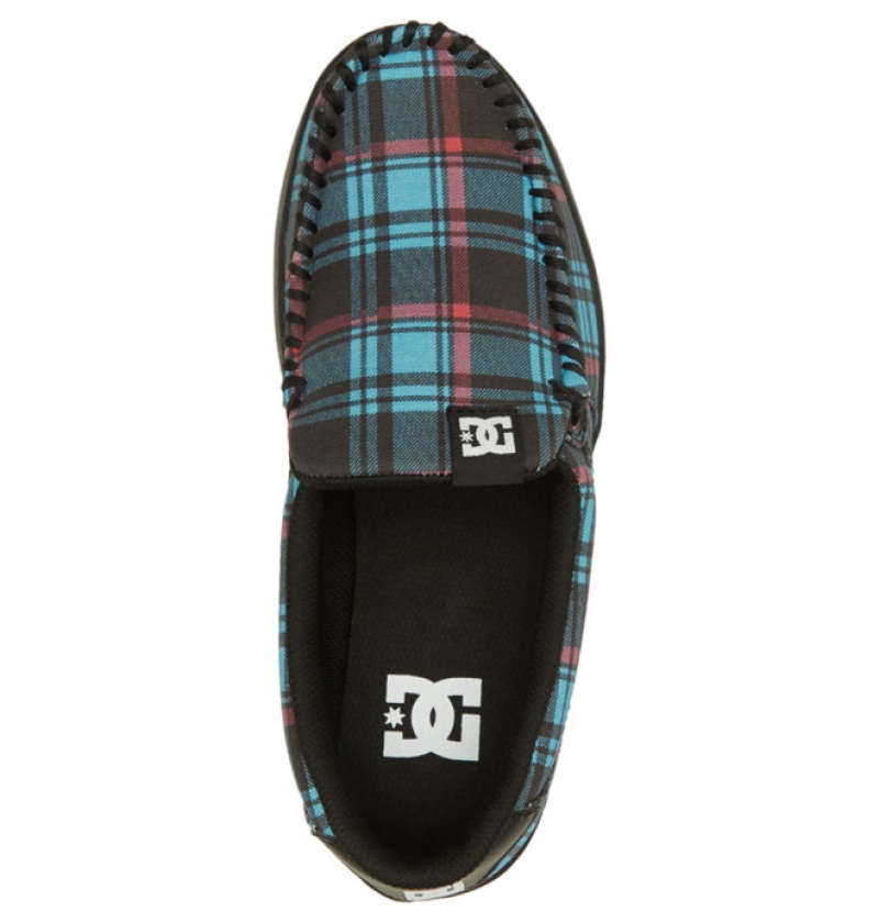 Basket DC Villain Slip On Bleu Femme | MRR-9111033