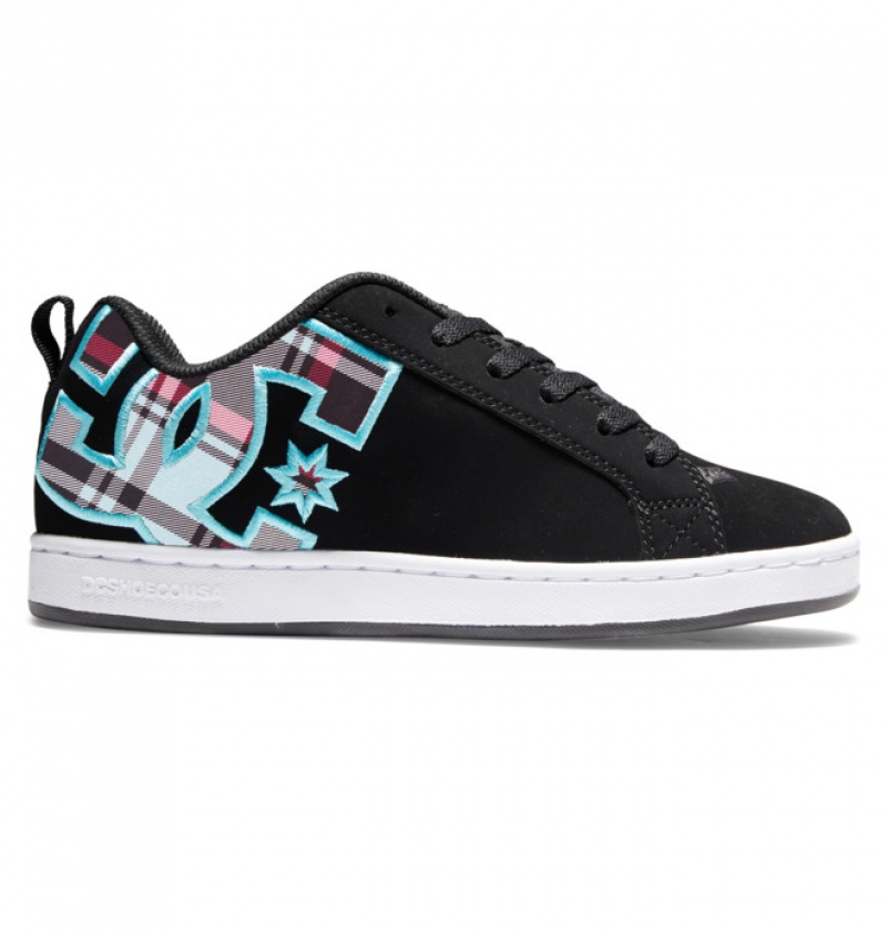 Basket DC Court Graffik Noir Bleu Femme | OTV-9199172