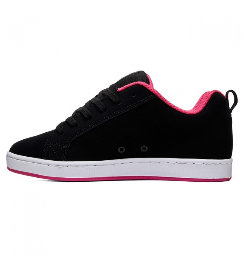 Basket DC Court Graffik Noir Rose Femme | BIA-3807802