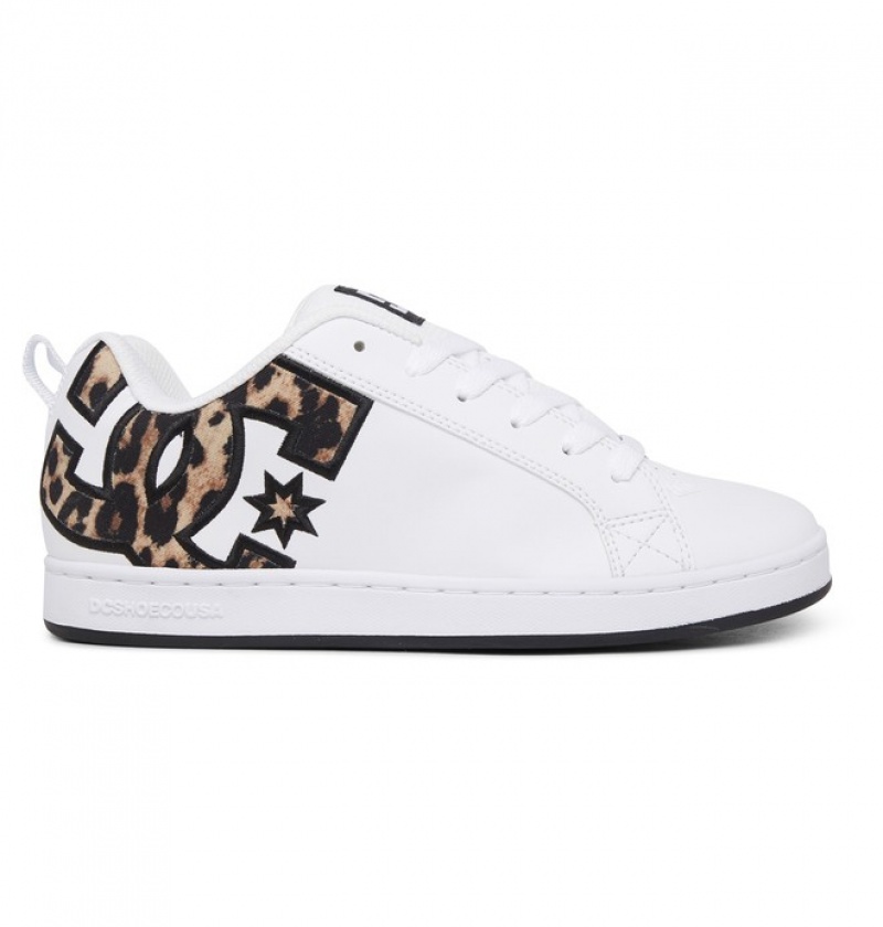 Basket DC Court Graffik Leopard Femme | OZD-5704138