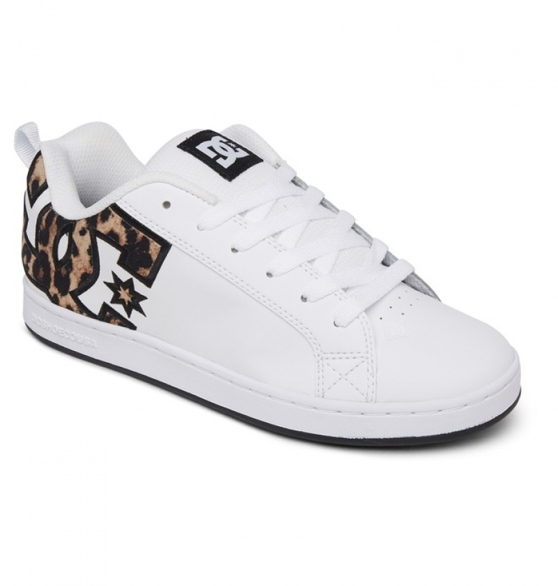 Basket DC Court Graffik Leopard Femme | OZD-5704138