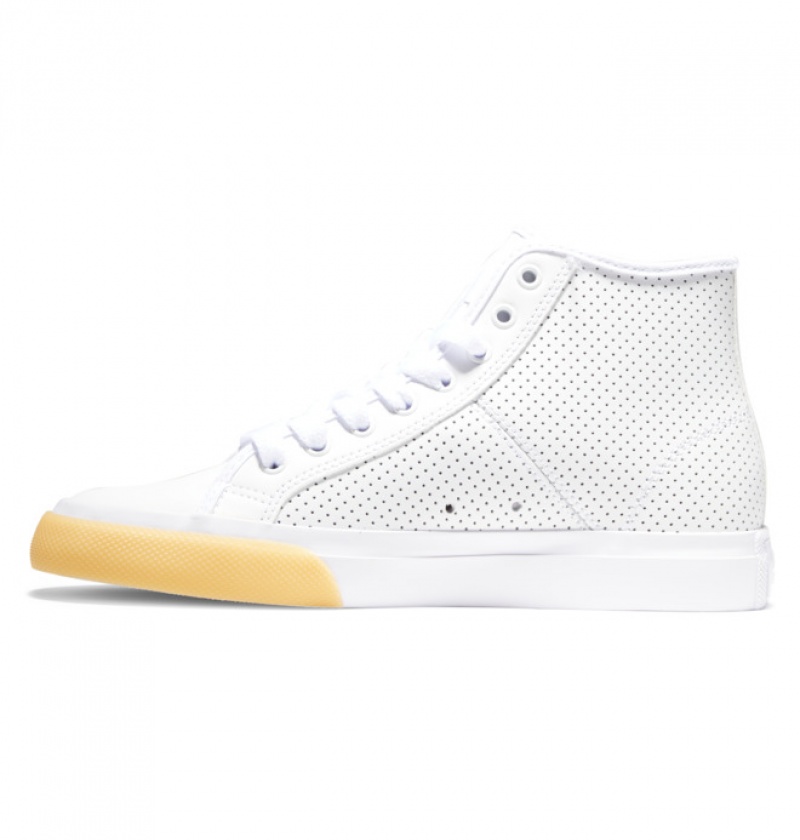 Basket DC Manual Hi High Tops Blanche Femme | CCT-5198267