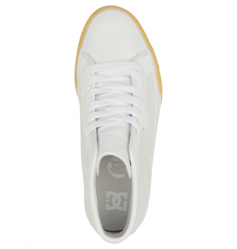 Basket DC Manual Hi High Tops Blanche Femme | CCT-5198267