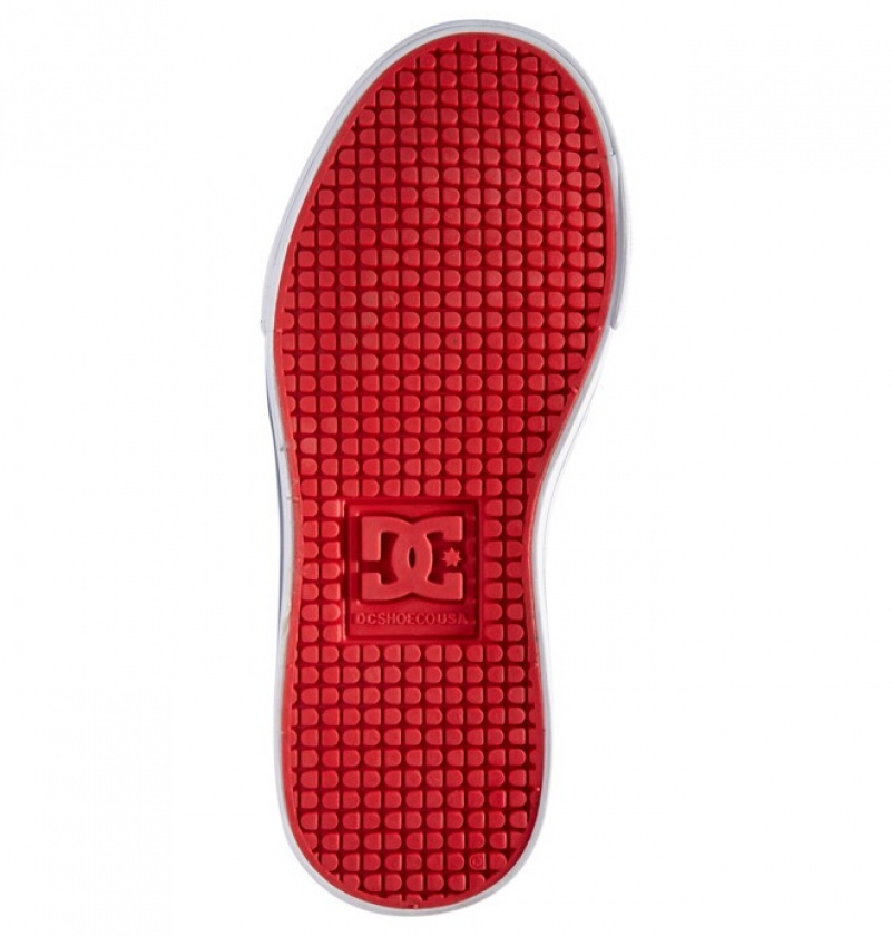 Chaussure Lacet DC Pure Elastic Dentelle Noir Grise Rouge Enfant | HNJ-3544298