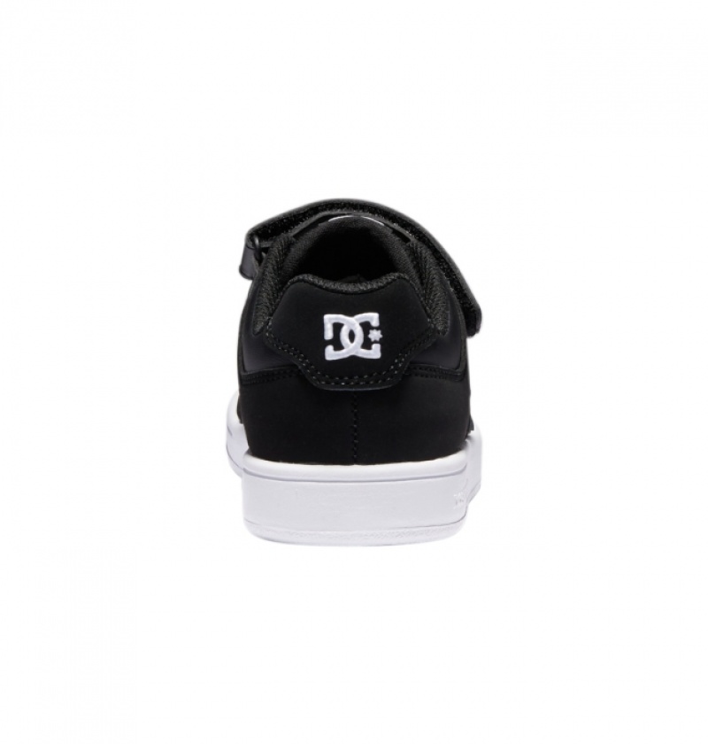 Chaussure Skate DC Manteca 4 Elastic Dentelle Noir Blanche Enfant | FRO-4388613