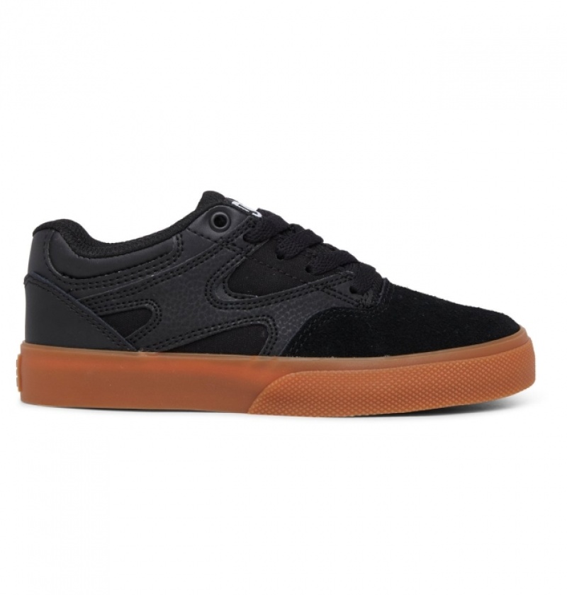 Chaussure Skate DC Kalis Vulc Noir Enfant | EMK-1986492