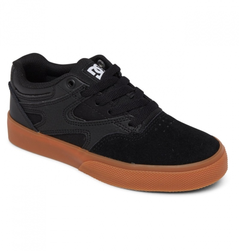 Chaussure Skate DC Kalis Vulc Noir Enfant | EMK-1986492