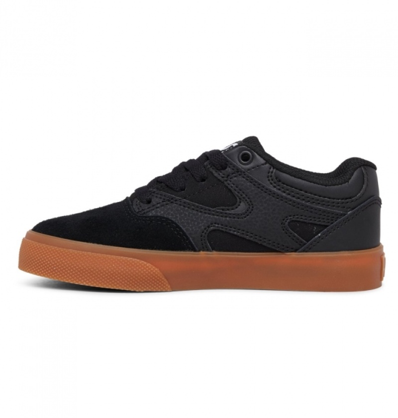 Chaussure Skate DC Kalis Vulc Noir Enfant | EMK-1986492