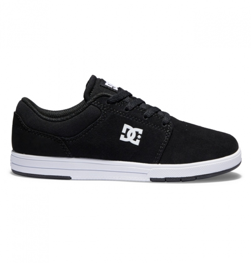 Chaussure Skate DC Crisis 2 Noir Blanche Enfant | CSX-8819481