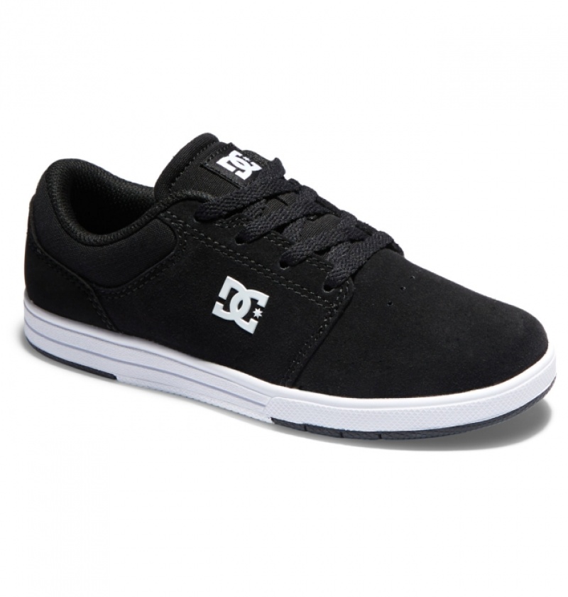 Chaussure Skate DC Crisis 2 Noir Blanche Enfant | CSX-8819481