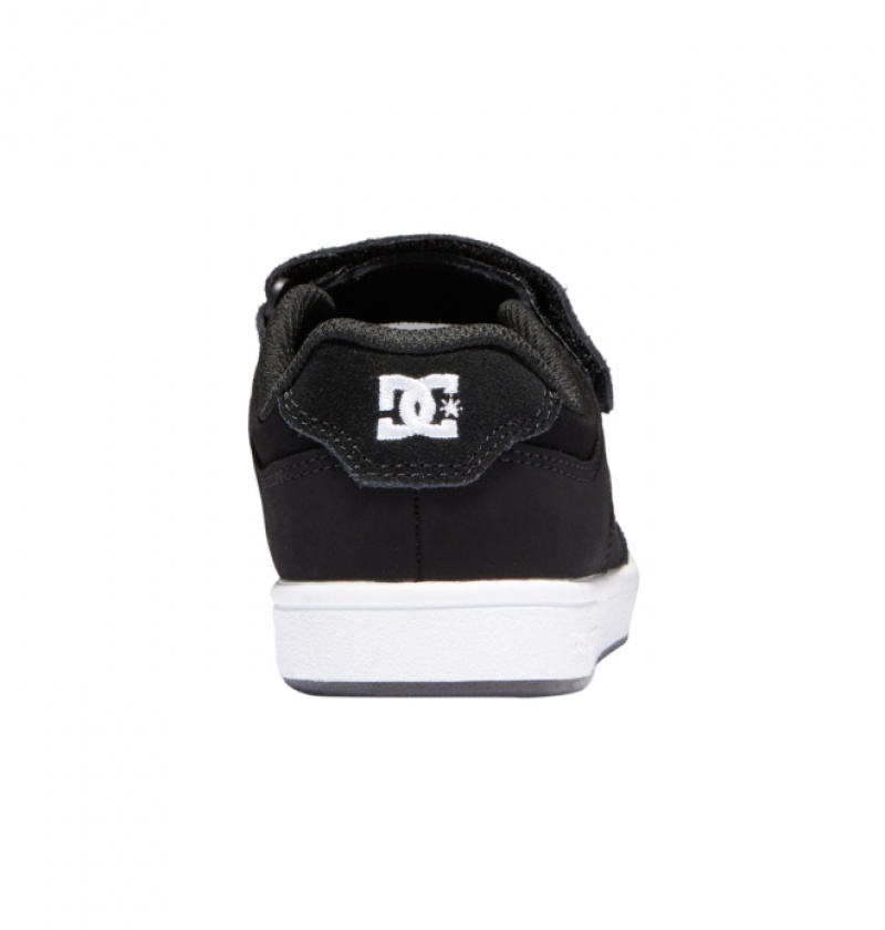 Chaussure Skate DC Manteca 4 Elastic Dentelle Noir Blanche Enfant | ECW-9717748