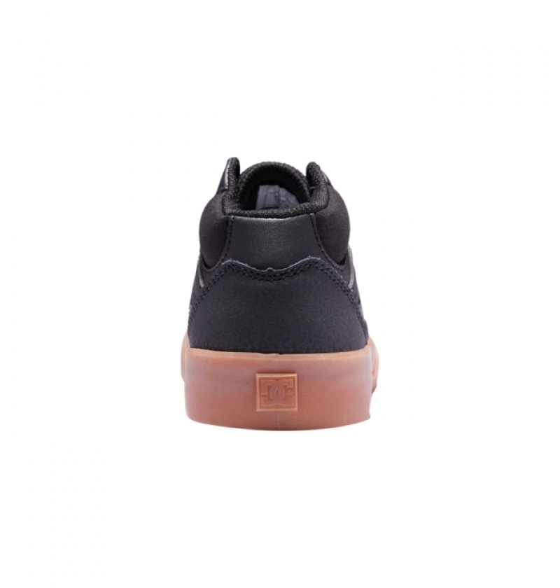 Chaussure Skate DC Kalis Vulc MID Mid-Top Noir Enfant | YDB-2522336