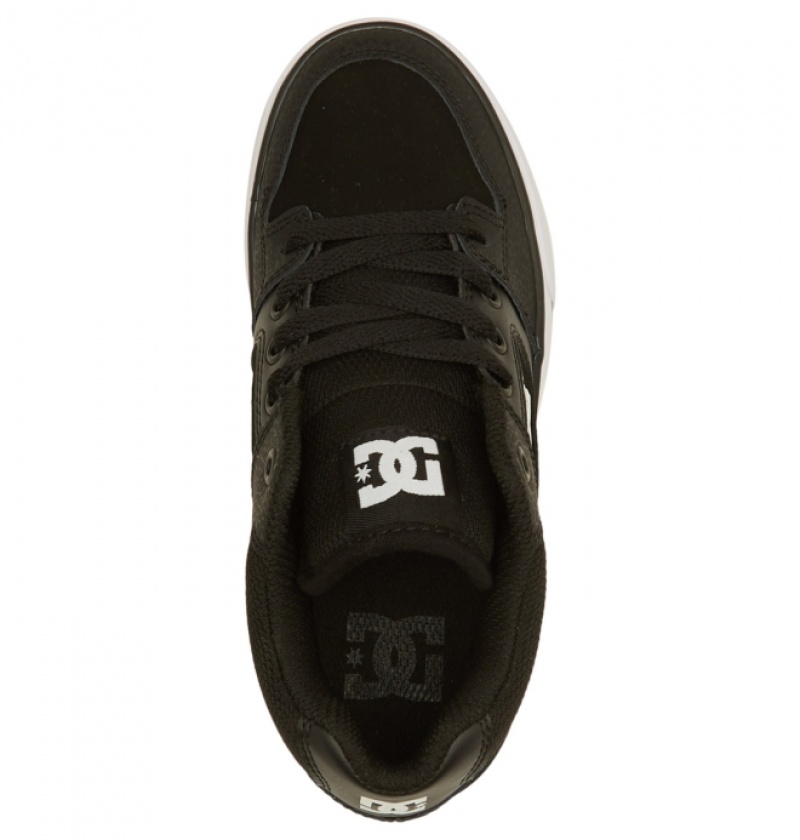 Basket DC Pure MID Mid-Top Noir Blanche Enfant | APT-5199387