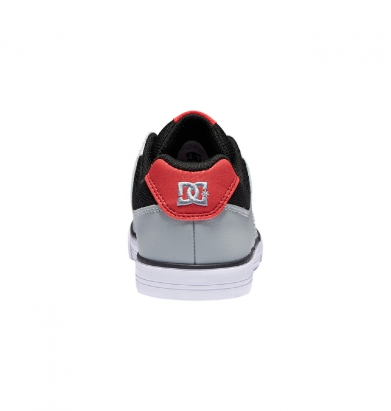 Basket DC Pure Noir Grise Enfant | WNW-8340838