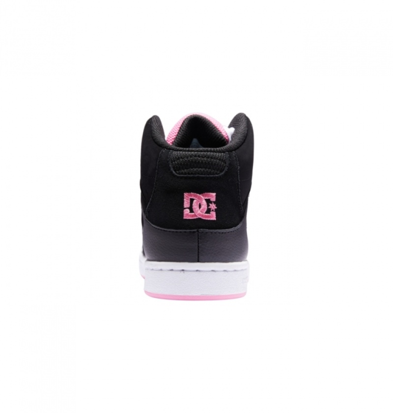 Basket DC Pure High-Top Noir Rose Enfant | ZQY-7101438