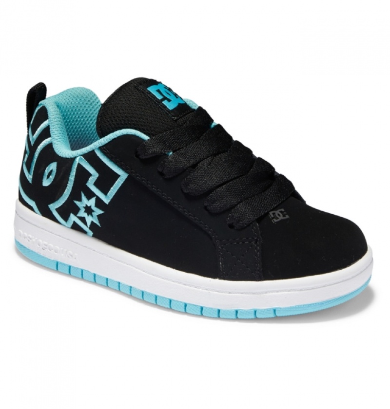 Basket DC Court Graffik Noir Bleu Enfant | TIG-1058327