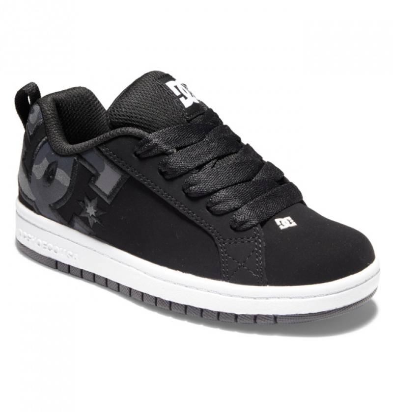 Basket DC Court Graffik Noir Enfant | JSU-0113982