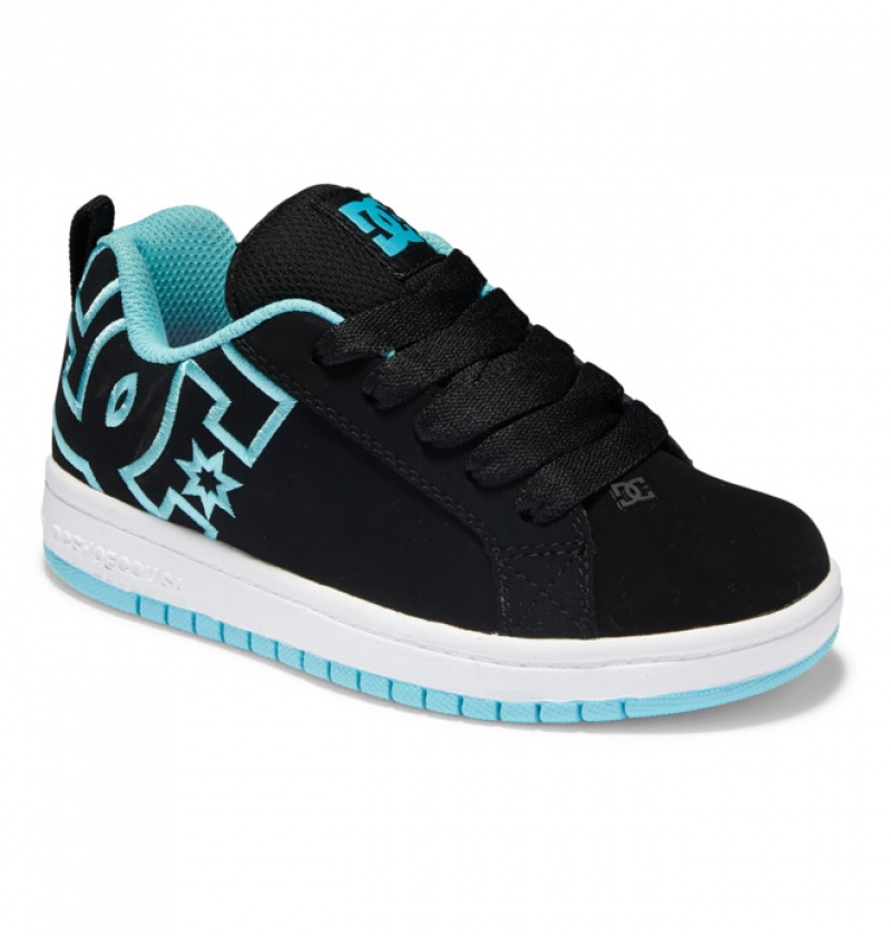 Basket DC Court Graffik Noir Bleu Enfant | BWN-8016337