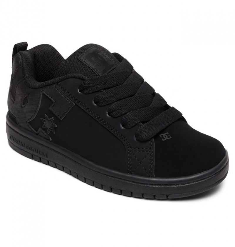 Basket DC Court Graffik Noir Enfant | EUC-7566095