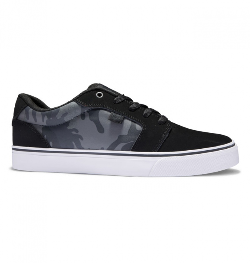 Basket DC Anvil Noir Camouflage Homme | AYE-6328136