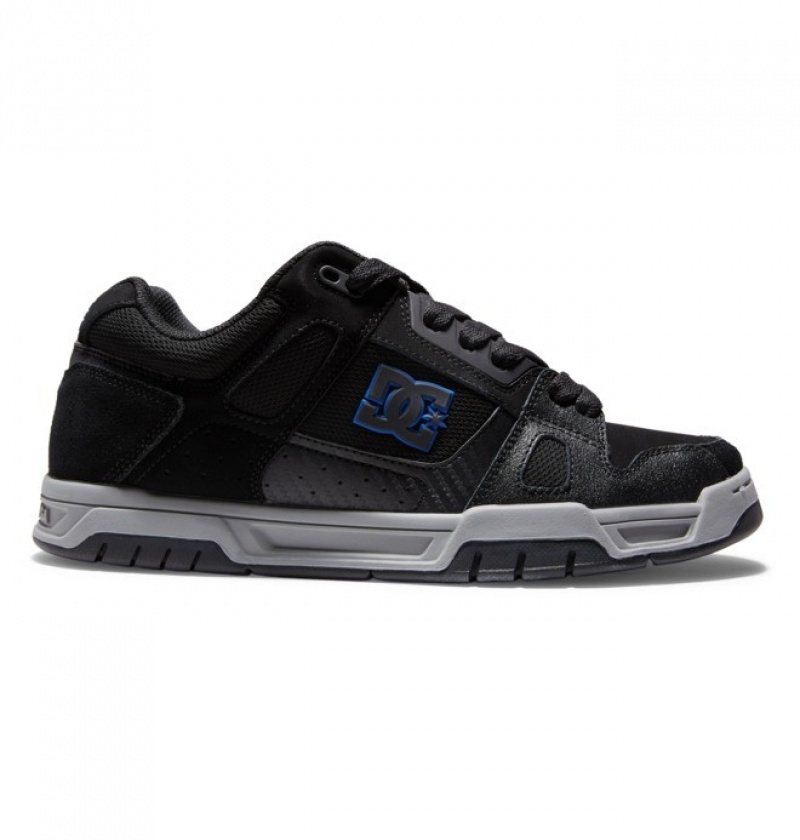 Basket DC Stag Noir Grise Bleu Homme | DHH-4309265