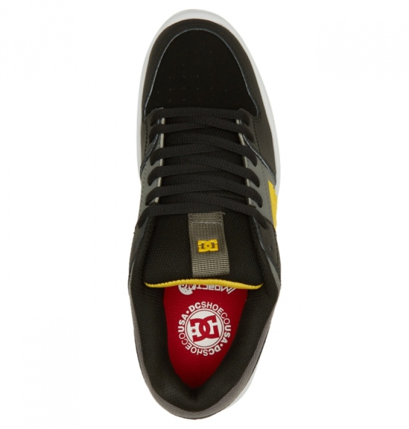 Chaussure Skate DC Lynx Zero Noir Grise Jaune Homme | OPA-2667894