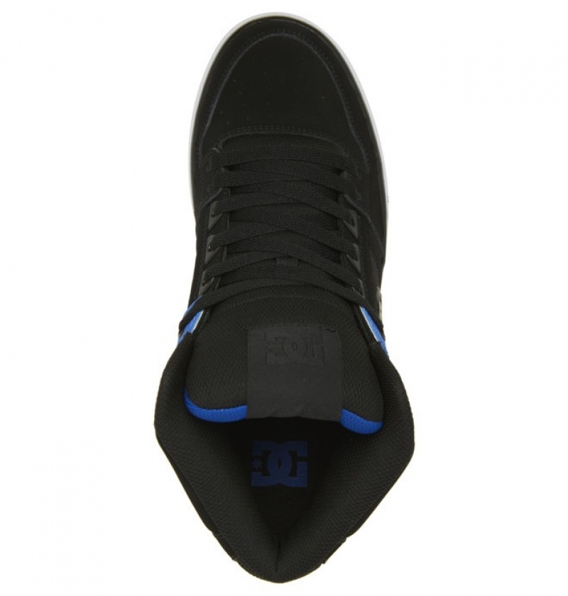 Basket DC Pure High Tops Noir Bleu Homme | FQO-4618408