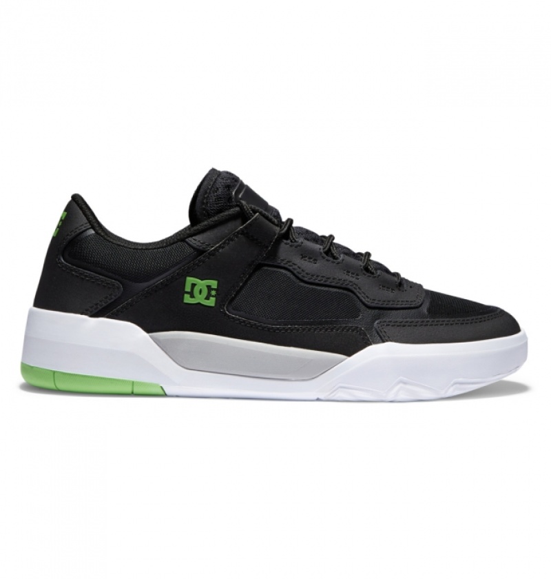 Chaussure Skate DC Metric Noir Grise Vert Homme | JGI-5859474