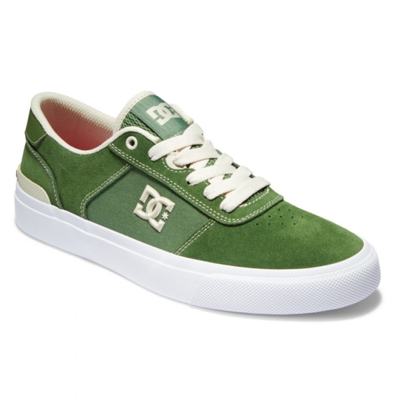 Chaussure Skate DC Teknic S Jaakko Vert Olive Foncé Homme | HBV-9525553