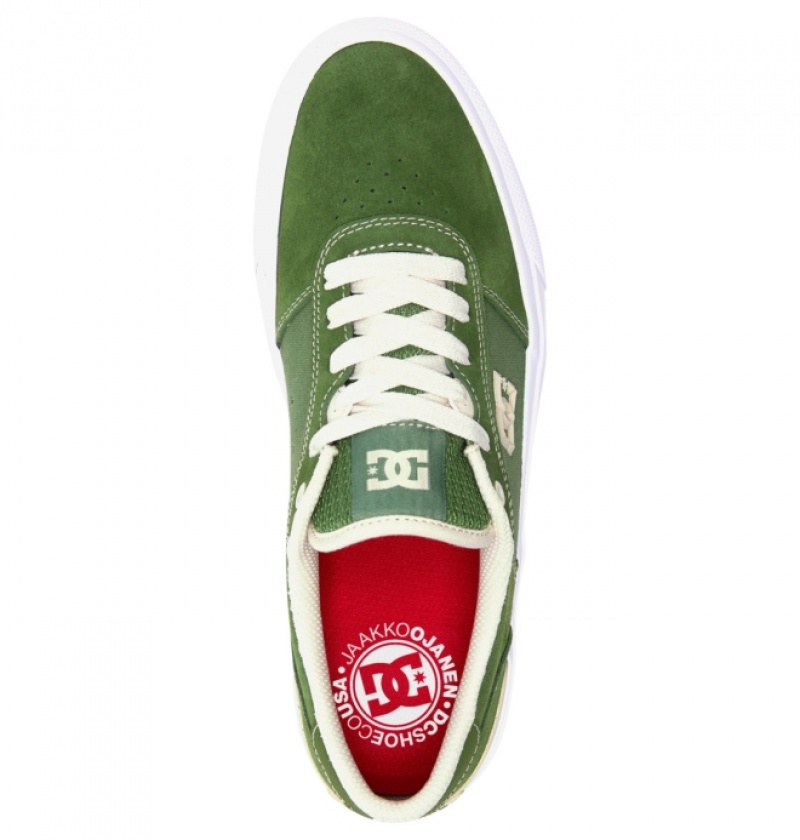 Chaussure Skate DC Teknic S Jaakko Vert Olive Foncé Homme | HBV-9525553