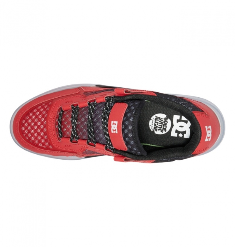 Chaussure Skate DC DC Metric Rouge Homme | TQA-8626750