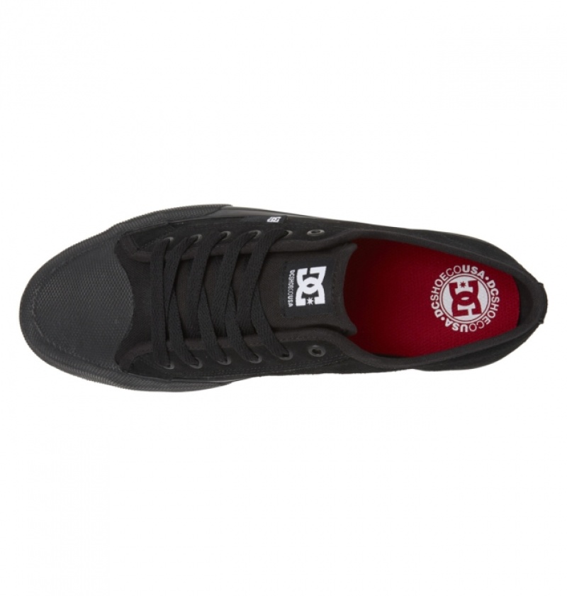 Chaussure Skate DC Manual RT S Daim Noir Homme | RJV-7857474