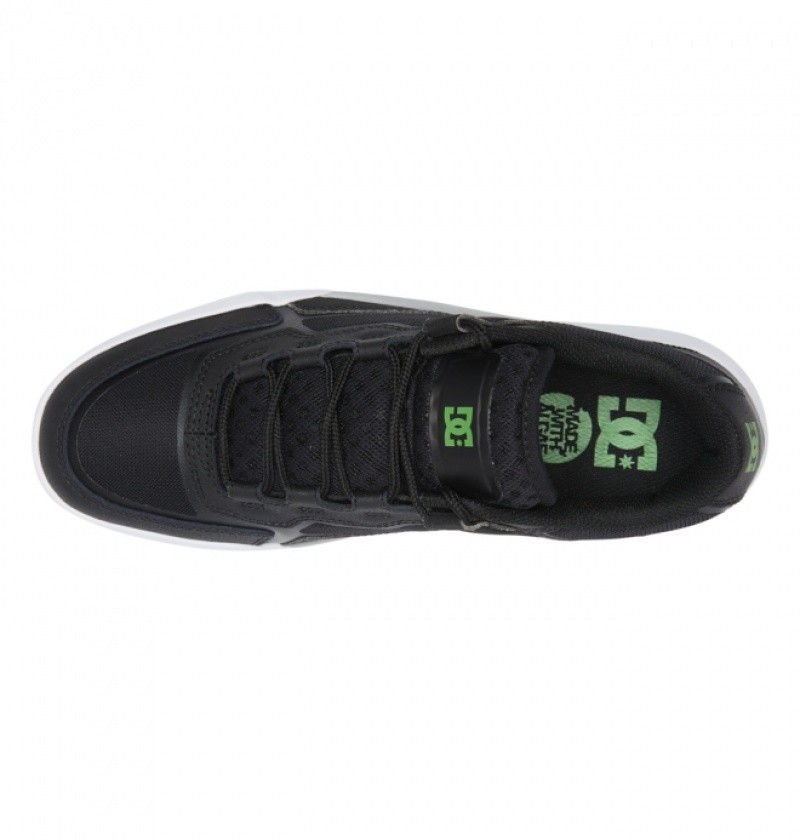 Chaussure Skate DC Metric Noir Grise Vert Homme | JGI-5859474