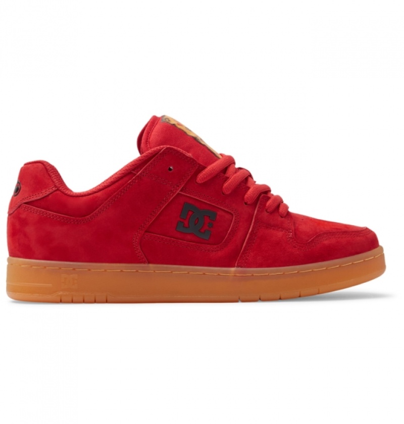 Chaussure Skate DC Fireball x DC Manteca 4 Rouge Homme | FED-9763834