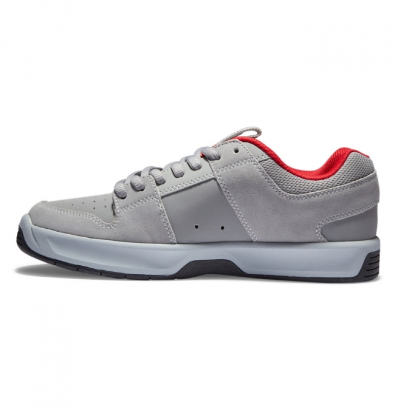 Chaussure Skate DC Lynx Zero Grise Rouge Homme | JCT-6875487