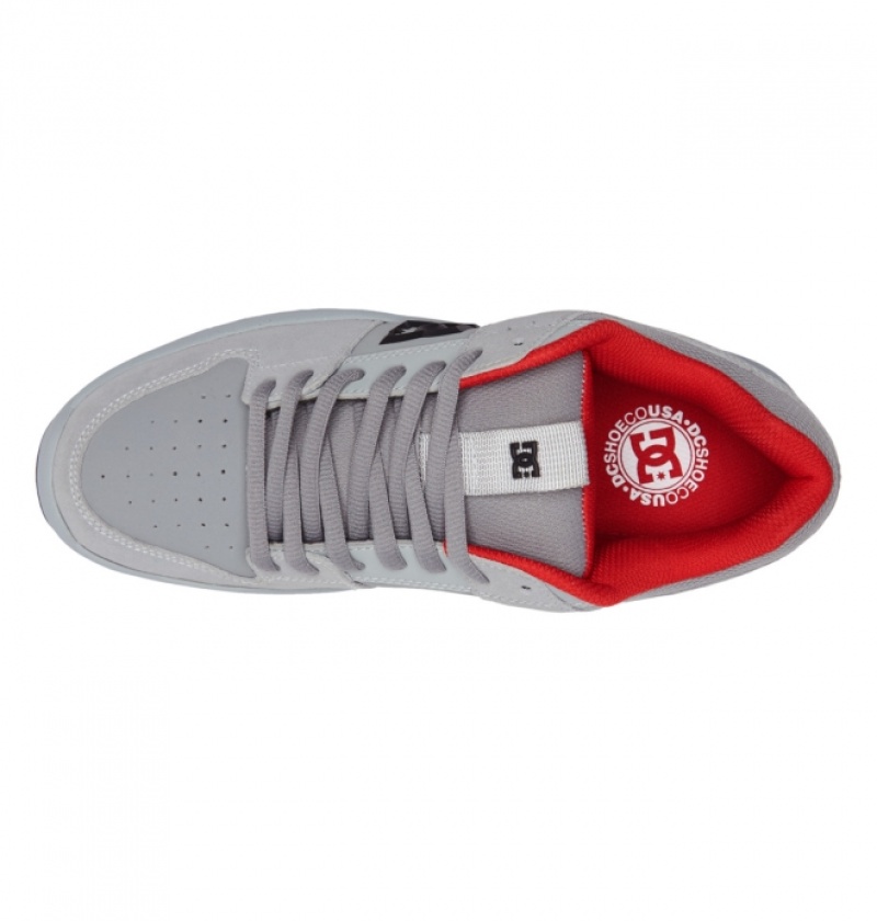 Chaussure Skate DC Lynx Zero Grise Rouge Homme | JCT-6875487