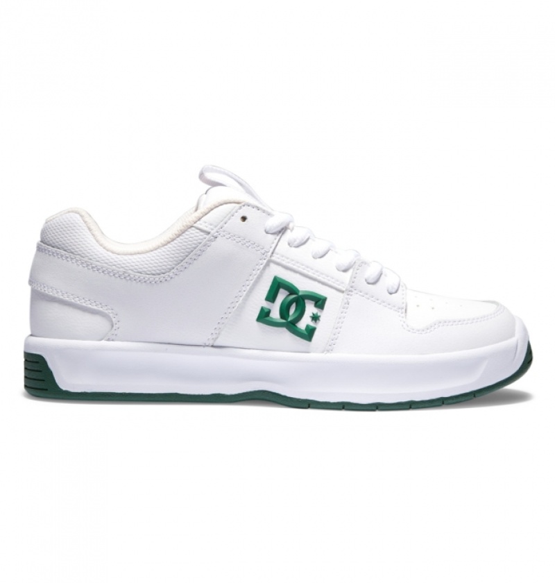 Chaussure Skate DC Lynx Zero Blanche Vert Homme | NMV-4932801