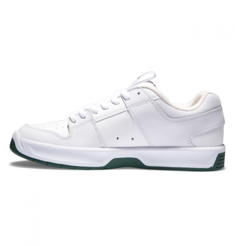 Chaussure Skate DC Lynx Zero Blanche Vert Homme | NMV-4932801